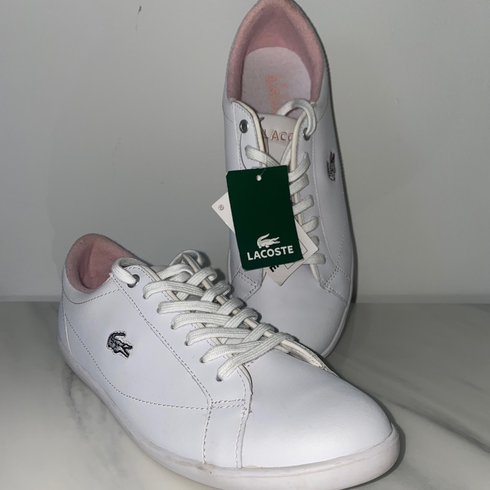 Women's Lacoste Freva Sports Shoes Leather 6.5NEW - Picture 6 of 10